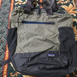 Patagonia Olive and Black Backpack